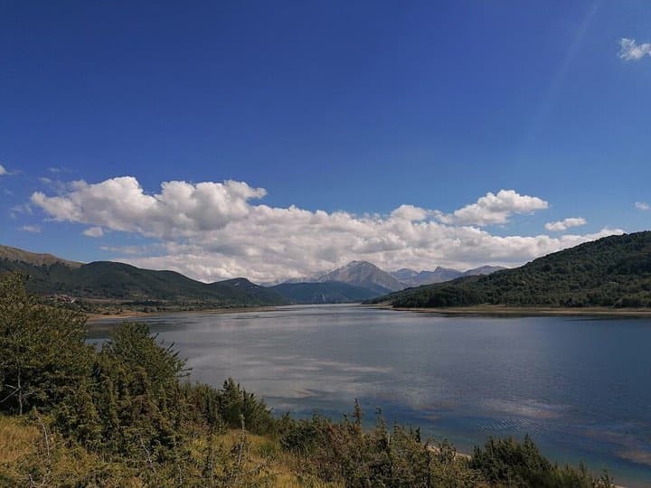 EagleXman: swim venue - lake campotosto