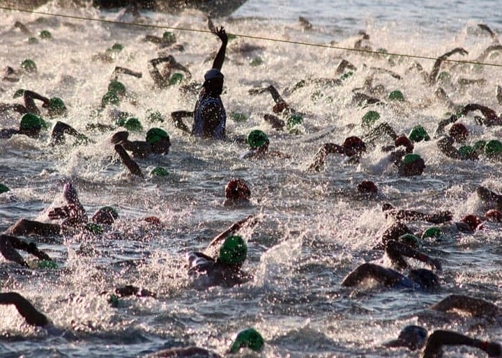 IRONMAN World Championship (Kona): swim start 2005