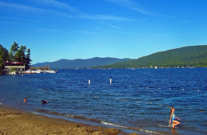 Race photo: Big George Half (Lake George Triathlon Festival)