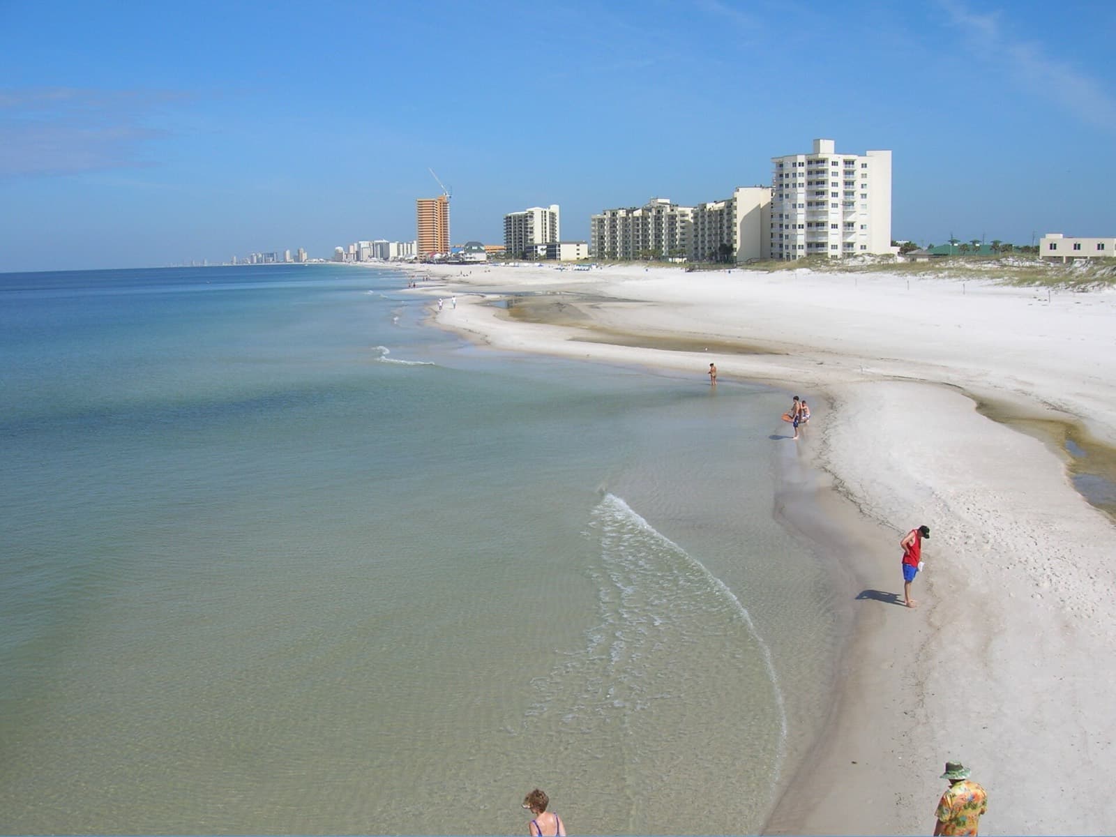 IRONMAN 70.3 Gulf Coast: white-sand gulf beach at panama city beach, the swim venue