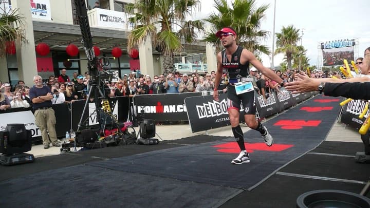 Race photo: IRONMAN 70.3 Melbourne