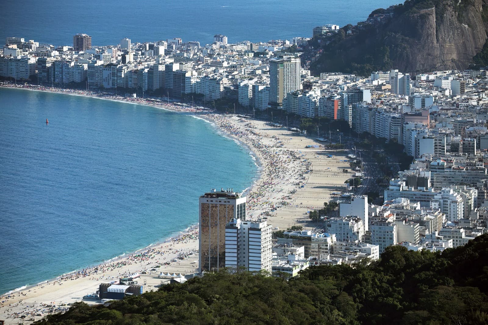 IRONMAN 70.3 Rio de Janeiro: copacabana beach and bay