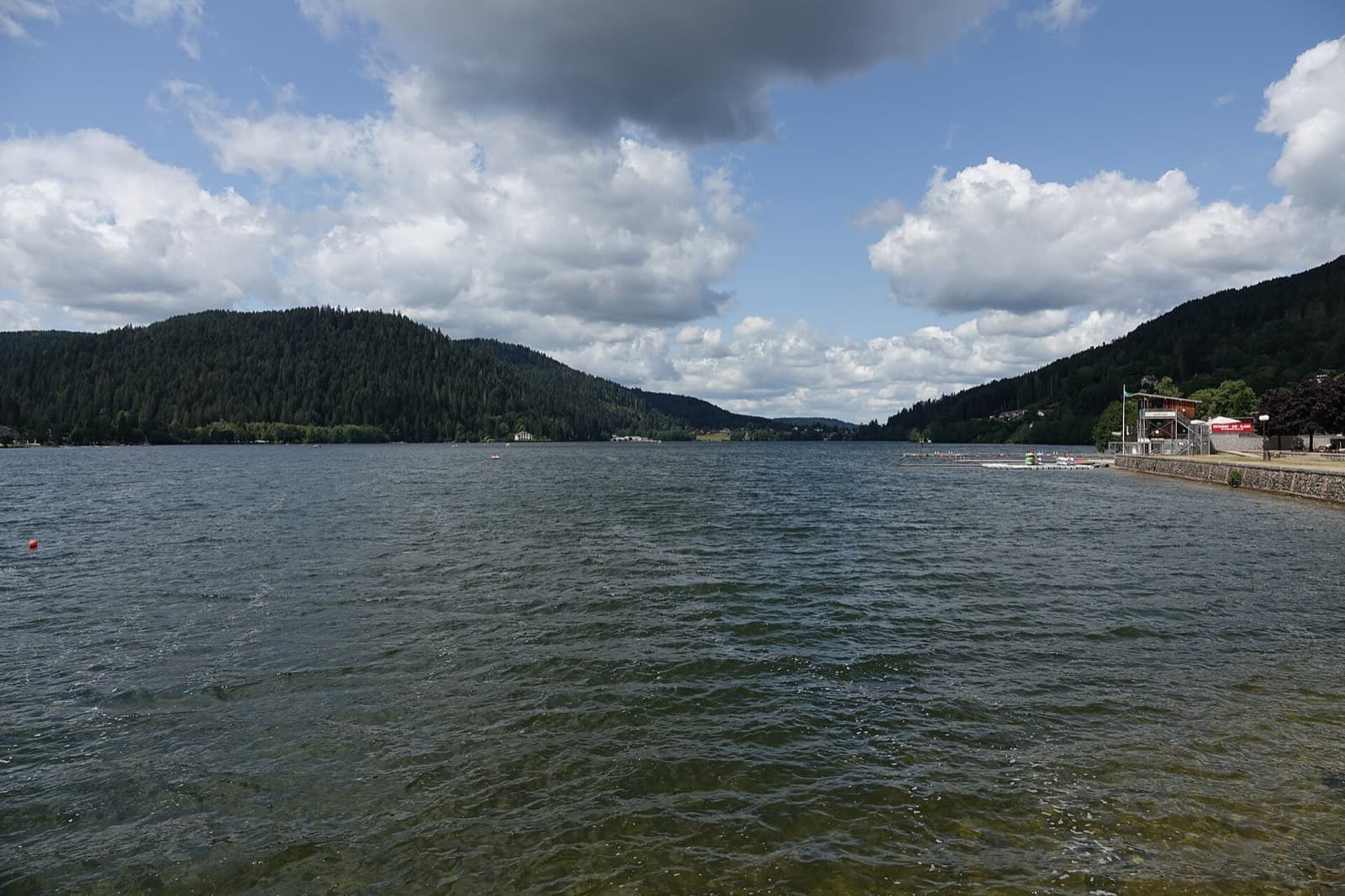 Triathlon de Gérardmer (XL / L): lac de gérardmer, the swim venue