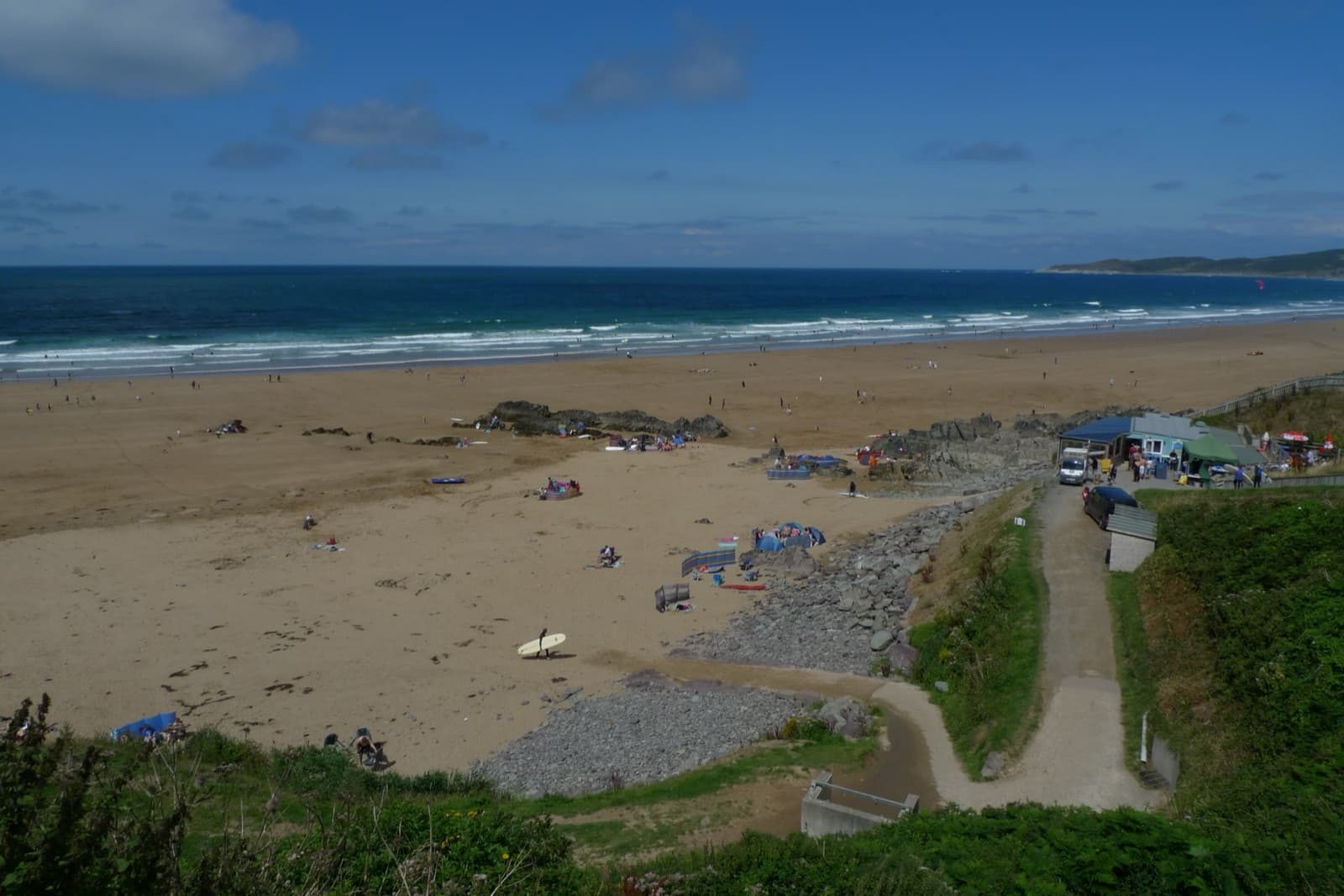 Croyde Ocean Triathlon 2026: destination scenery in putsborough, braunton, united kingdom; location photo, not race day.