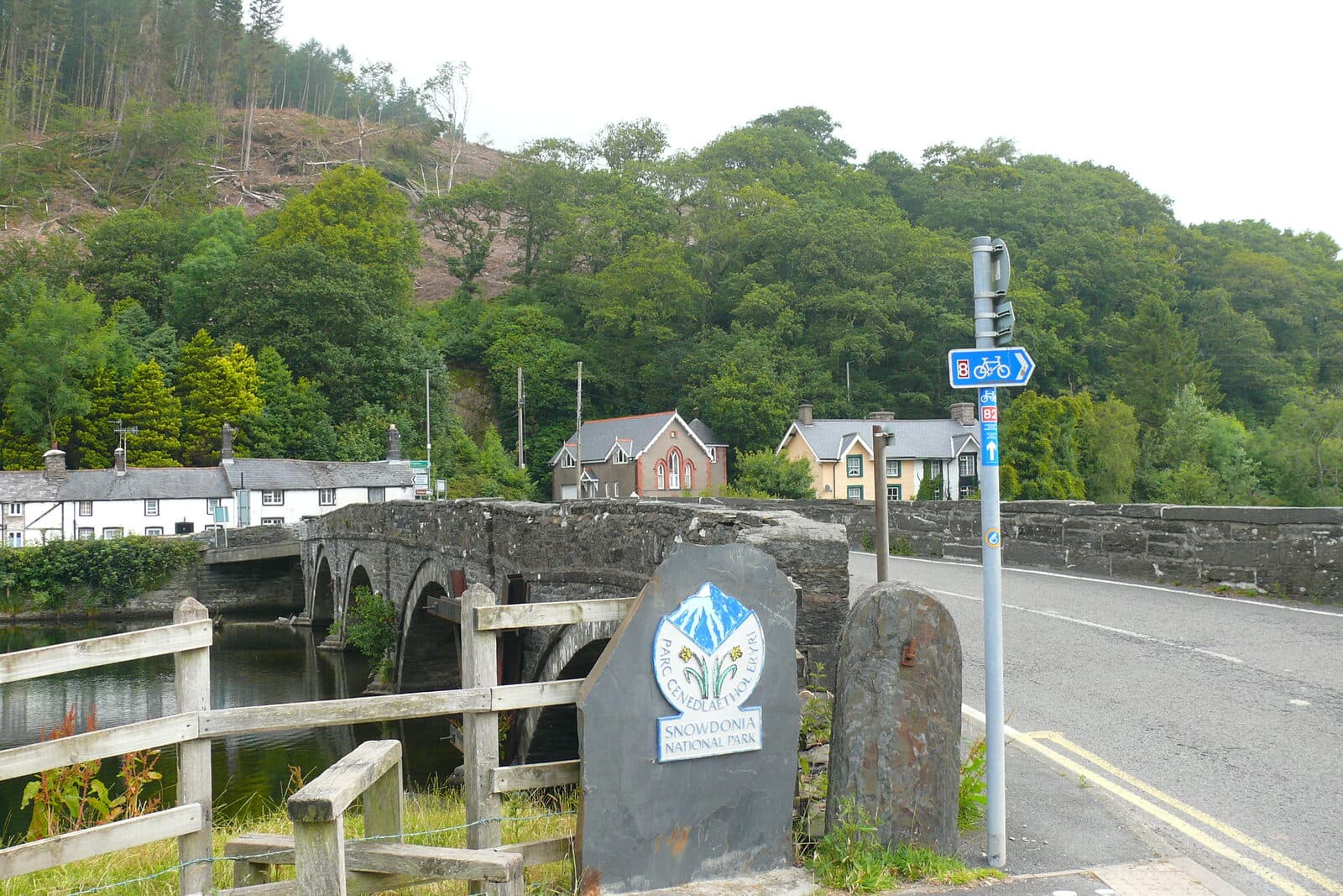 Dyfi Dash Triathlon: dyfi bridge (pont ar ddyfi), near machynlleth, snowdonia