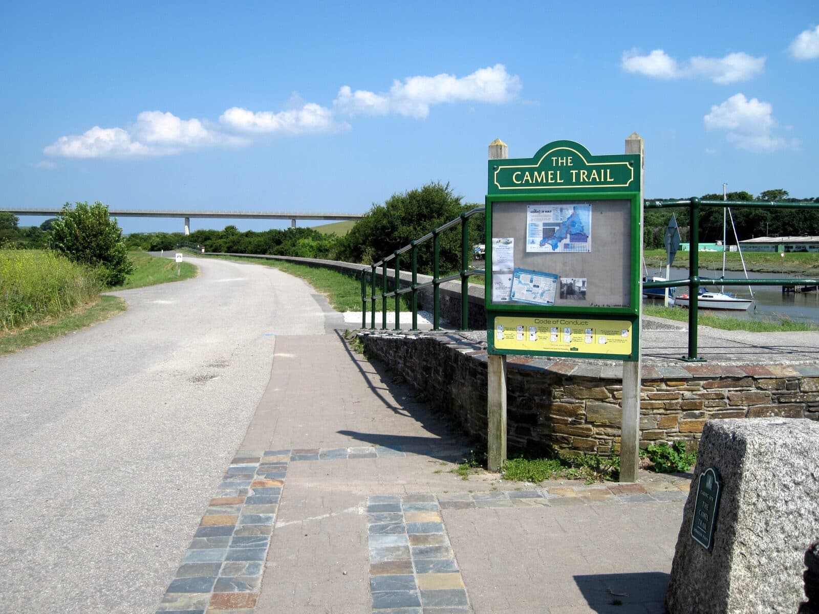 Wadebridge Triathlon – The Camel: camel trail at wadebridge, cornwall
