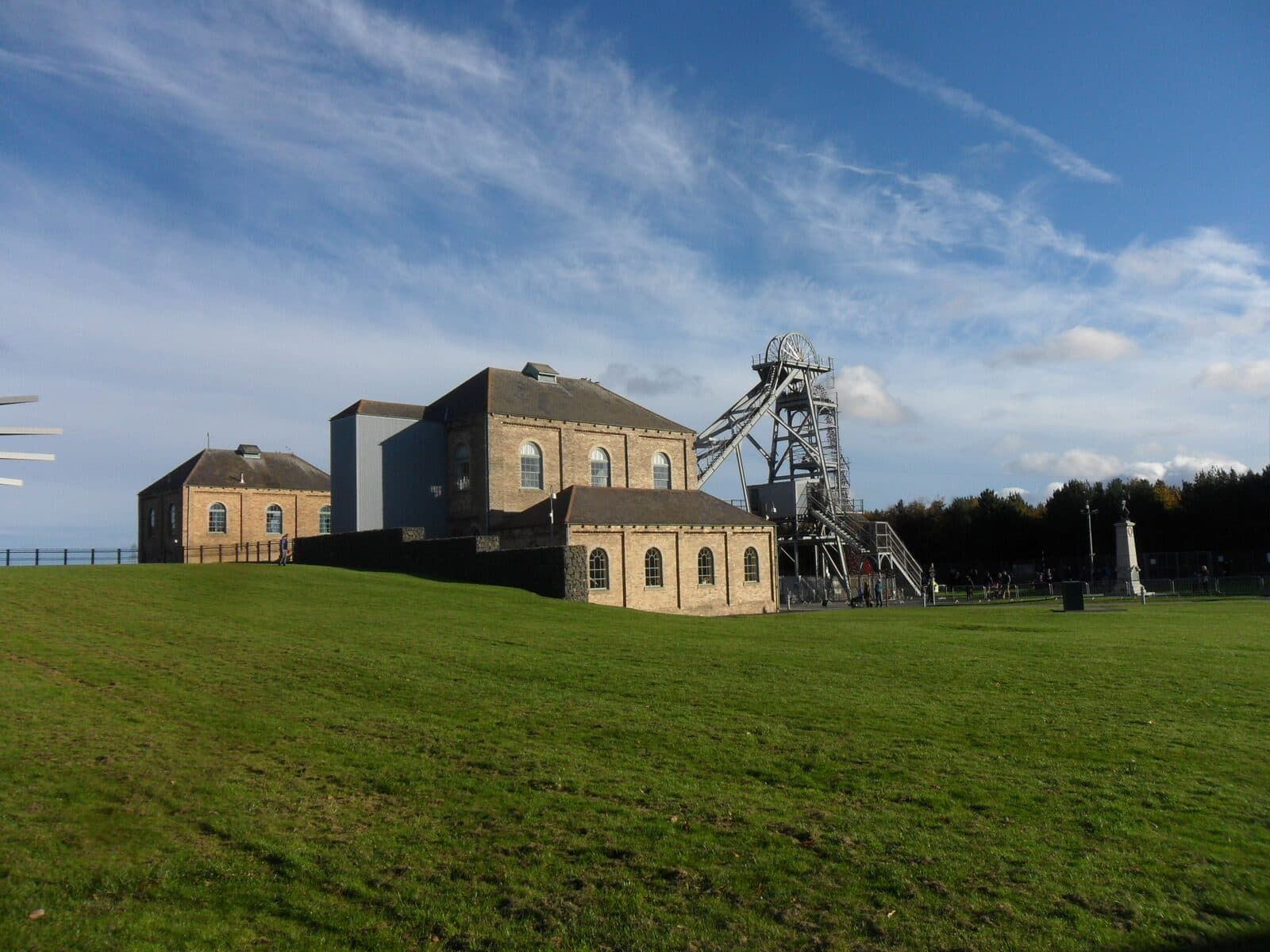 Woodhorn Museum Triathlon & Junior Aquathlon: woodhorn museum and colliery headframe, ashington, northumberland