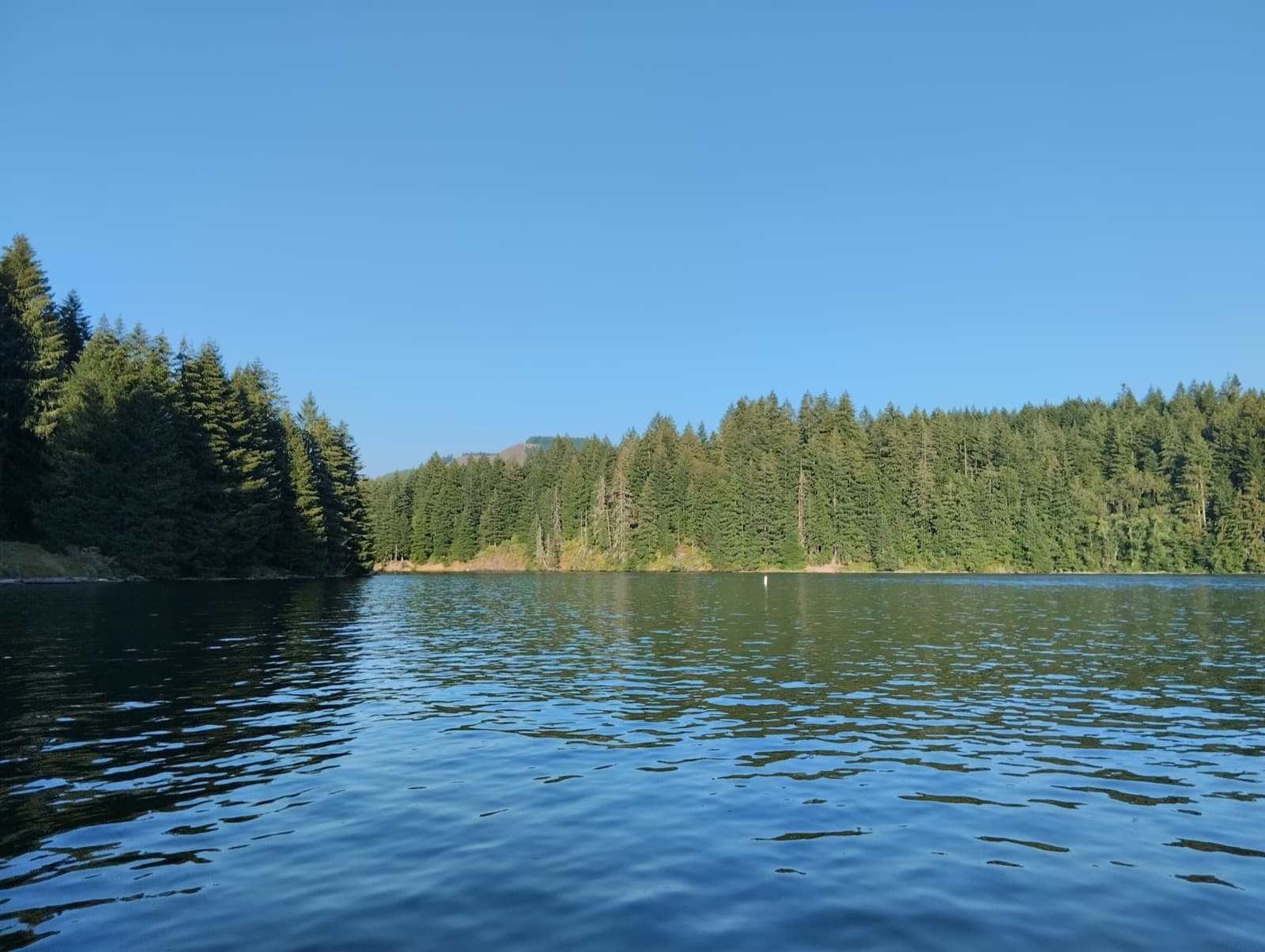 Best in the West Triathlon: destination scenery in sweet home (foster), united states; location photo, not race day.