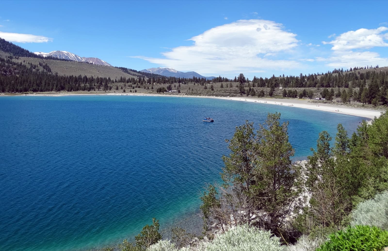June Lake Triathlon: destination scenery in june lake, united states; location photo, not race day.