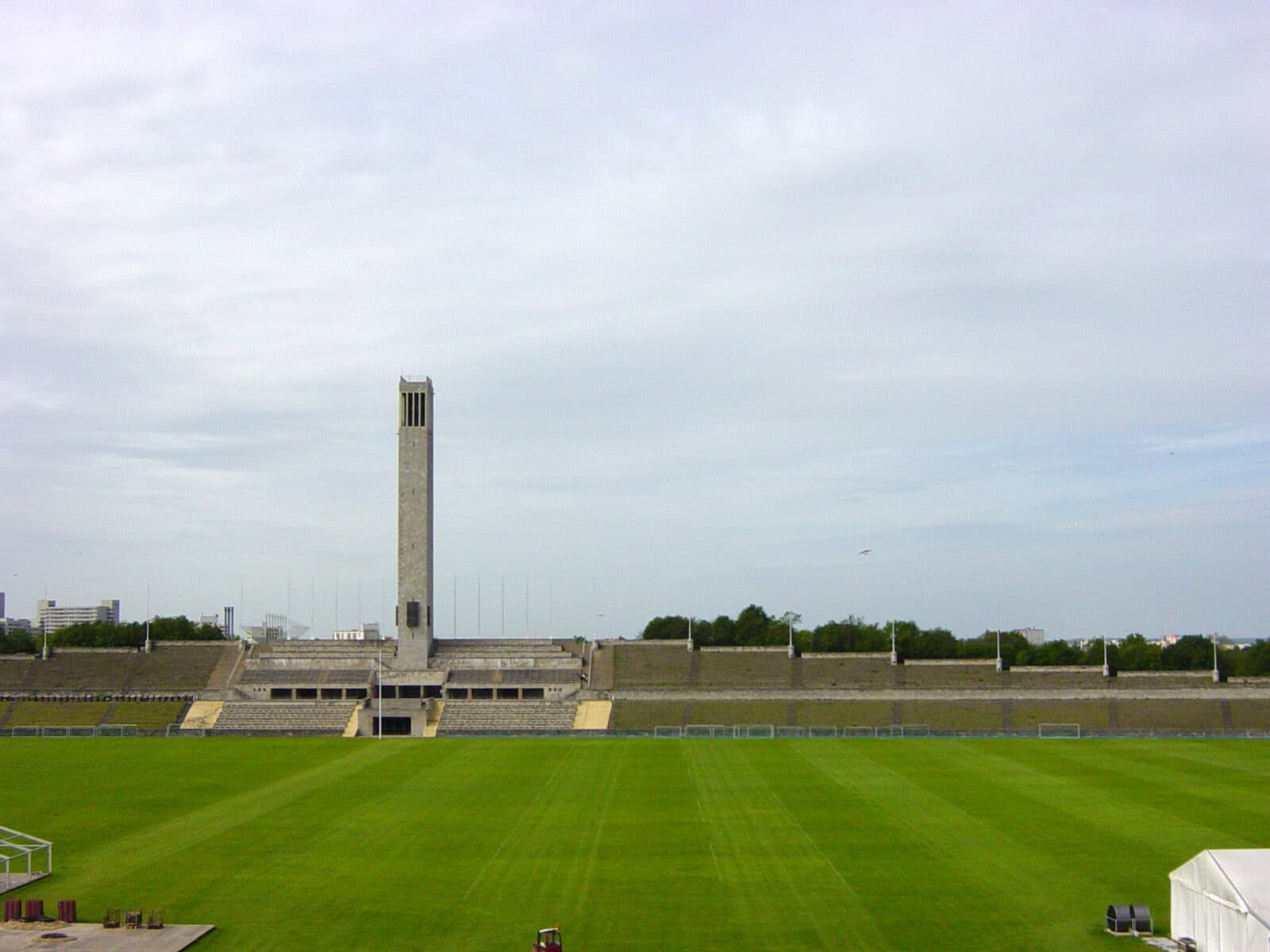 Berliner Volkstriathlon: the maifeld and glockenturm in the berlin olympiapark — destination scenery near berlin; not a photo of this event.
