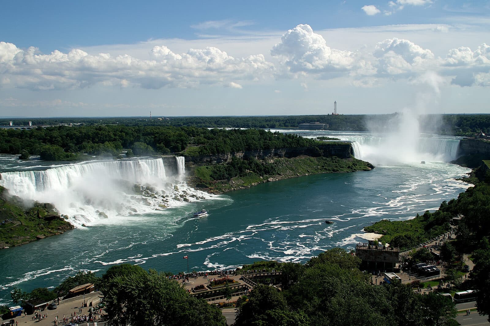 Niagara Falls Marathon: niagara falls: american, bridal veil and horseshoe falls