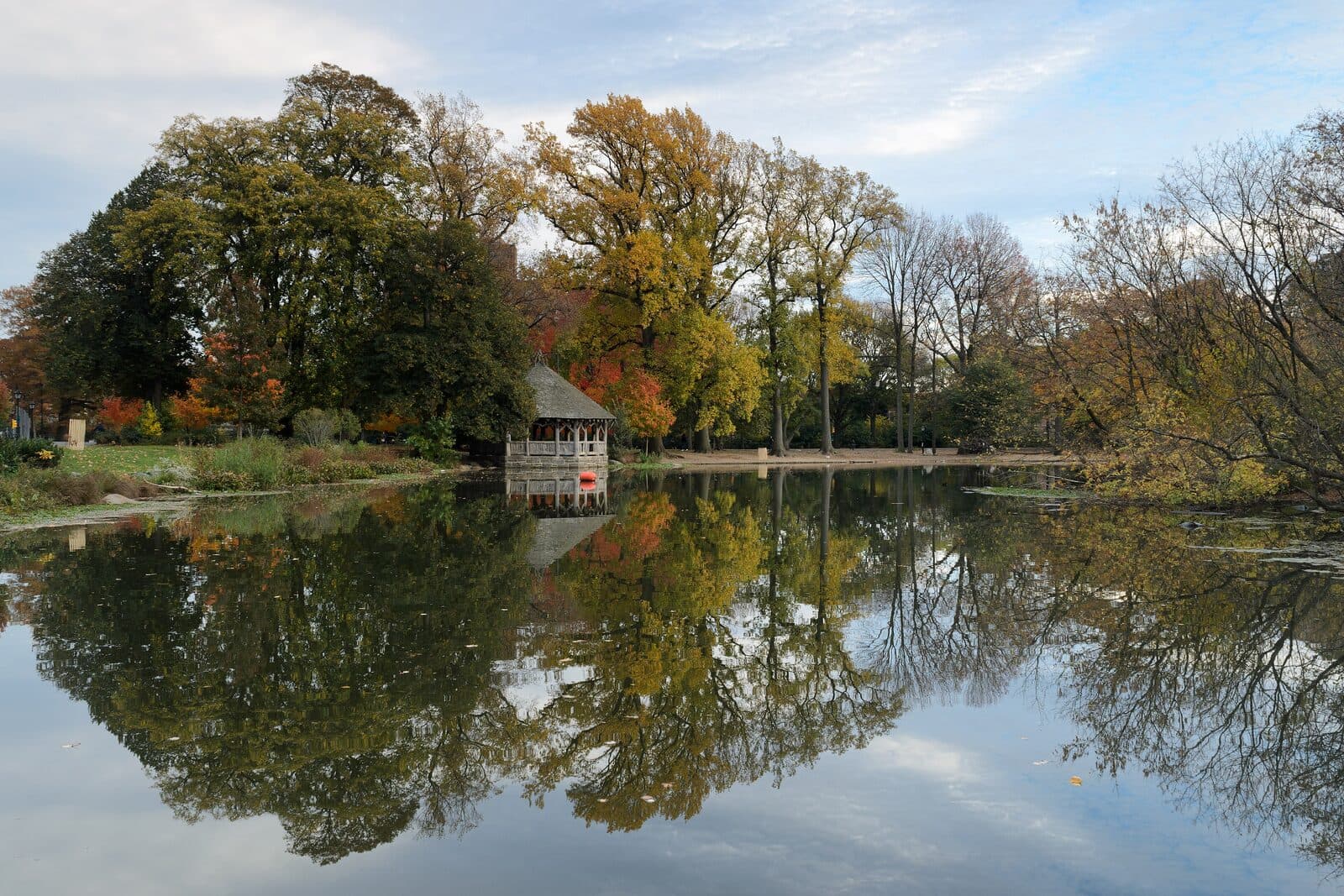 NYRR RBC Brooklyn Half Marathon: the lake, prospect park, brooklyn