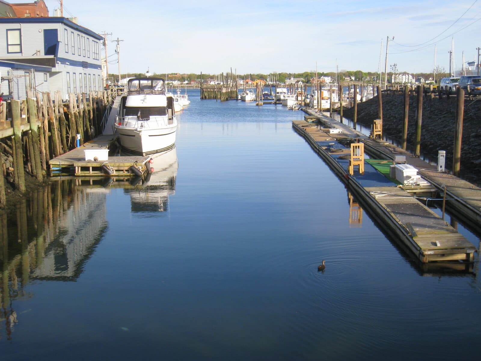 Shipyard Old Port Half Marathon: old port marina, portland, maine