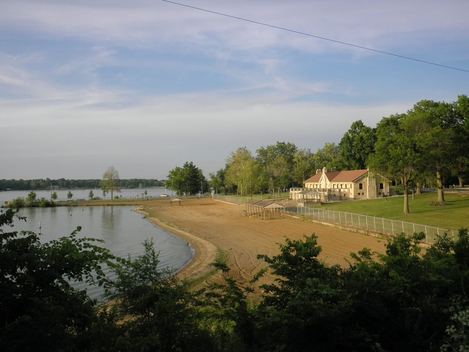 Lake Springfield Triathlon: lake springfield beachhouse, illinois