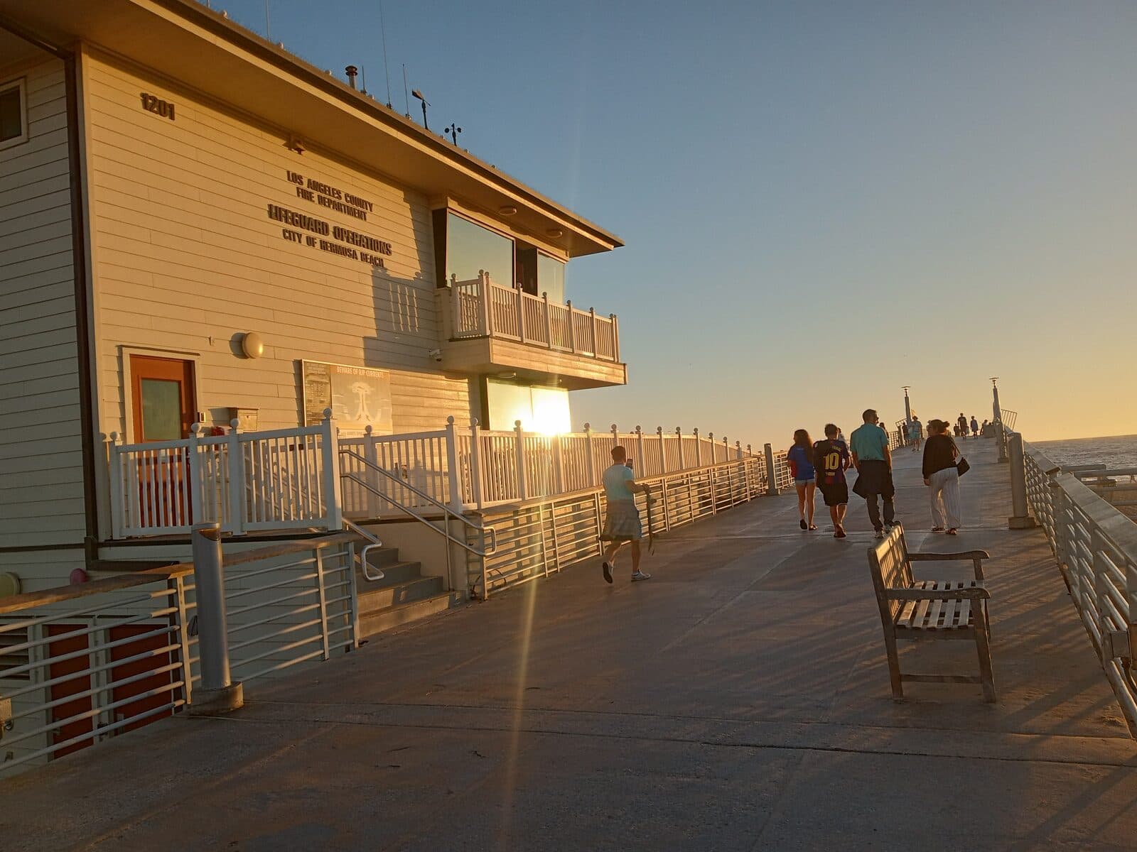Hermosa Beach Triathlon: hermosa beach pier, where the triathlon starts and finishes
