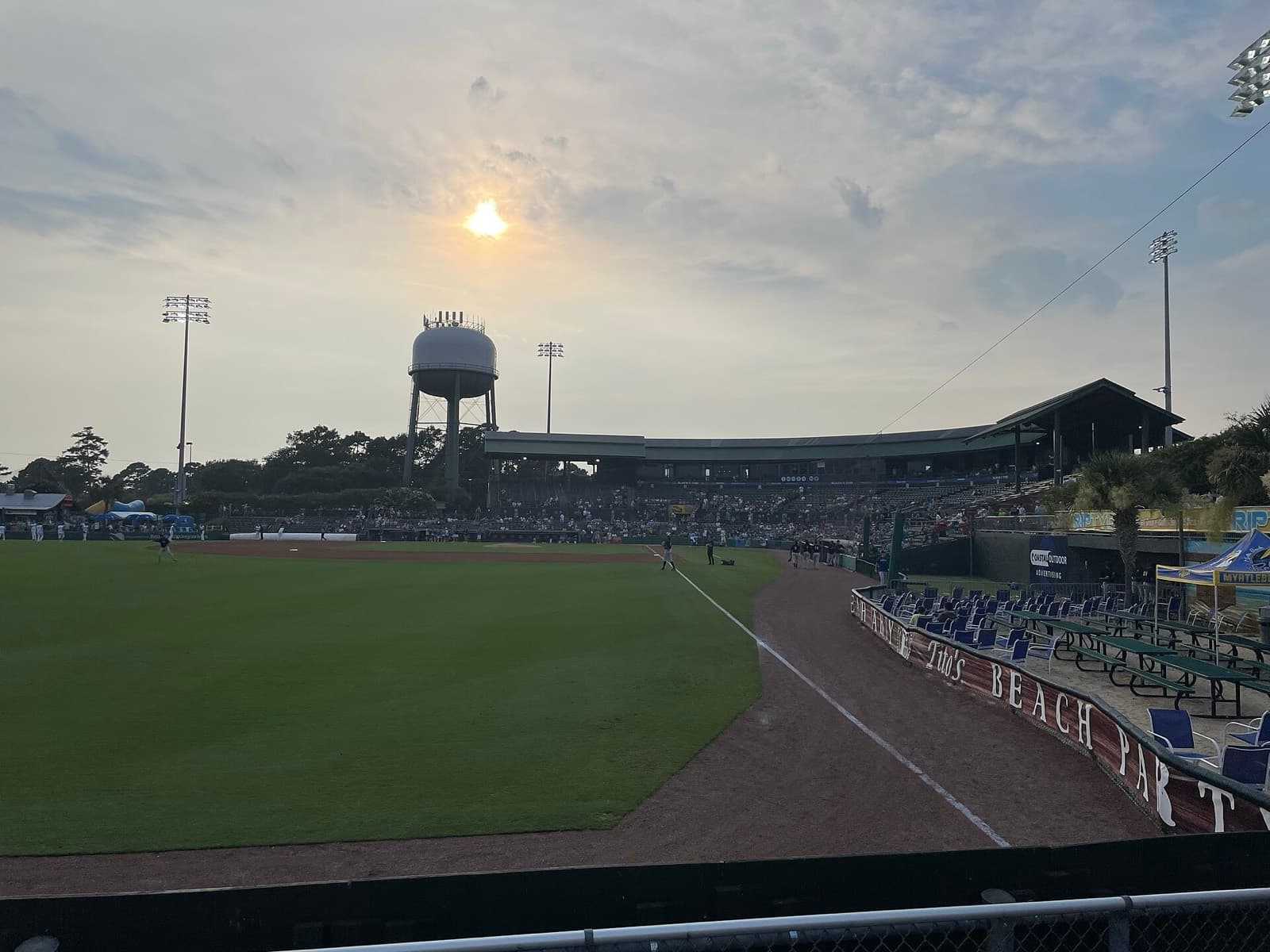 Myrtle Beach Marathon: pelicans ballpark, myrtle beach, next to the marathon start and finish