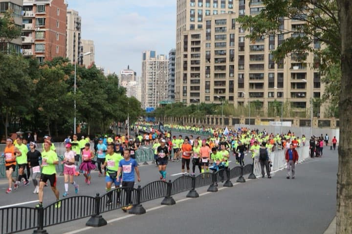 Race photo: Shanghai International Marathon