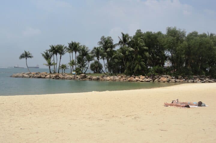 Beach on Sentosa Island, Singapore