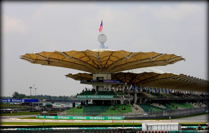 Grandstand at Sepang International Circuit, Malaysia
