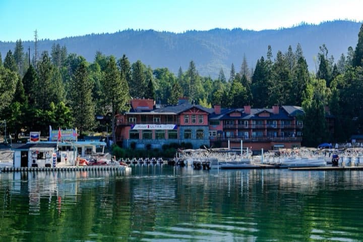 Race photo: Bass Lake Yosemite Triathlon