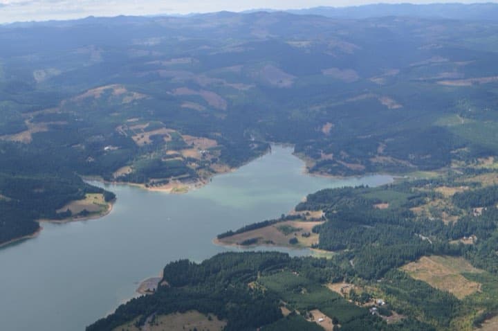 Race photo: Hagg Lake Triathlon and Trail Festival