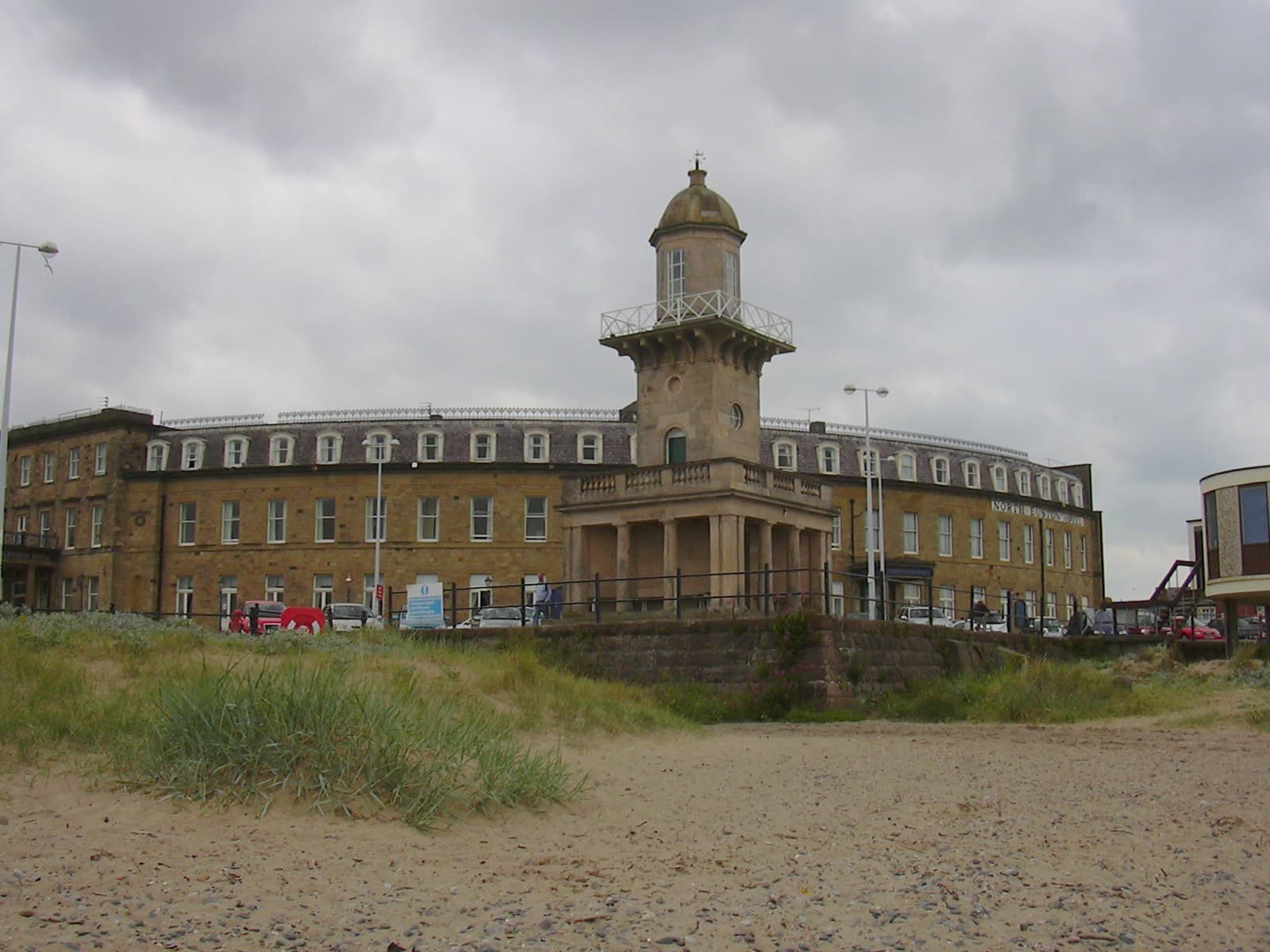Fleetwood Triathlon: fleetwood beach lighthouse on the esplanade