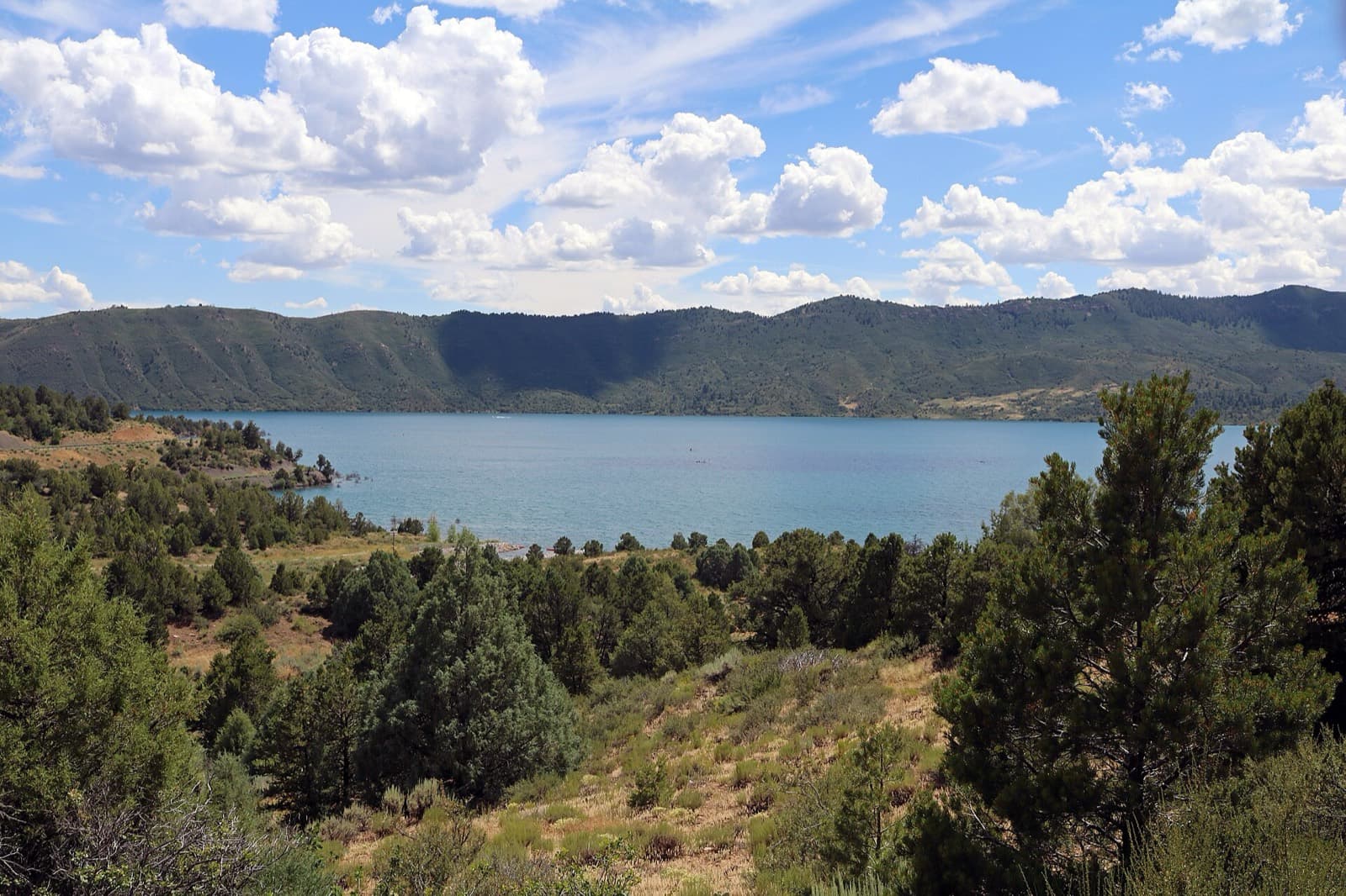 Lake Nighthorse Triathlons: lake nighthorse and pine hills above durango