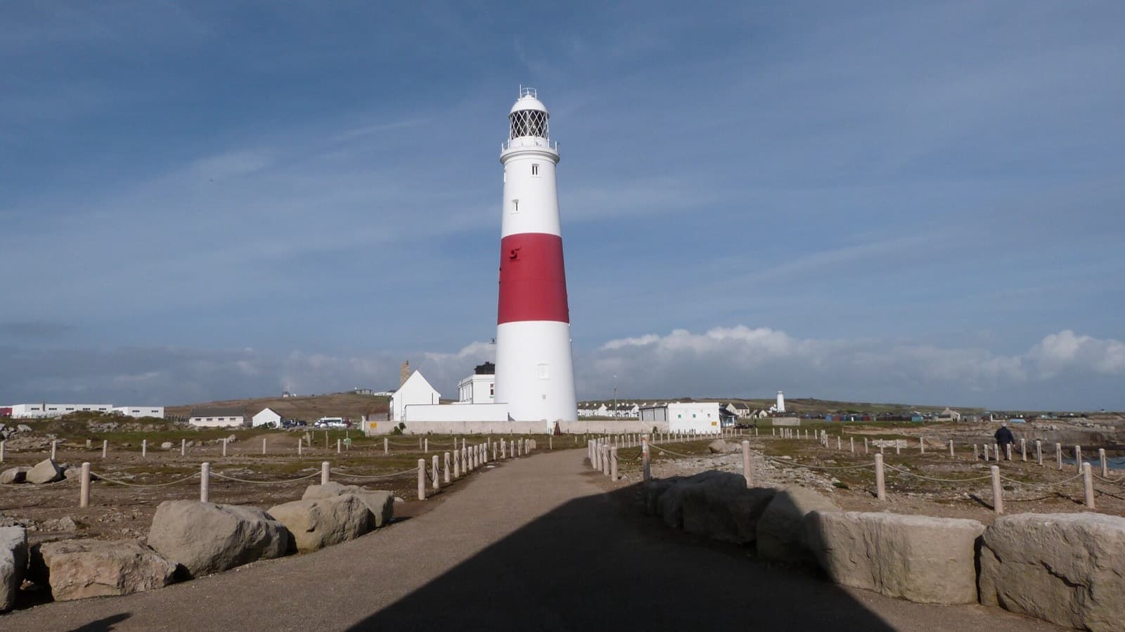 The Osprey Sprint Triathlon: portland bill lighthouse, the bike turnaround area