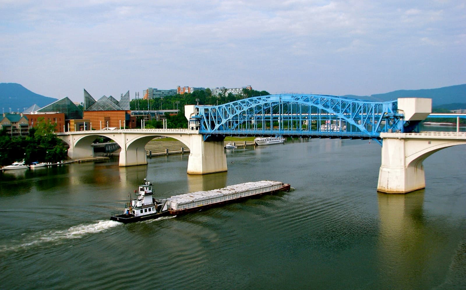IRONMAN Chattanooga: tennessee river and john ross bridge (swim course)