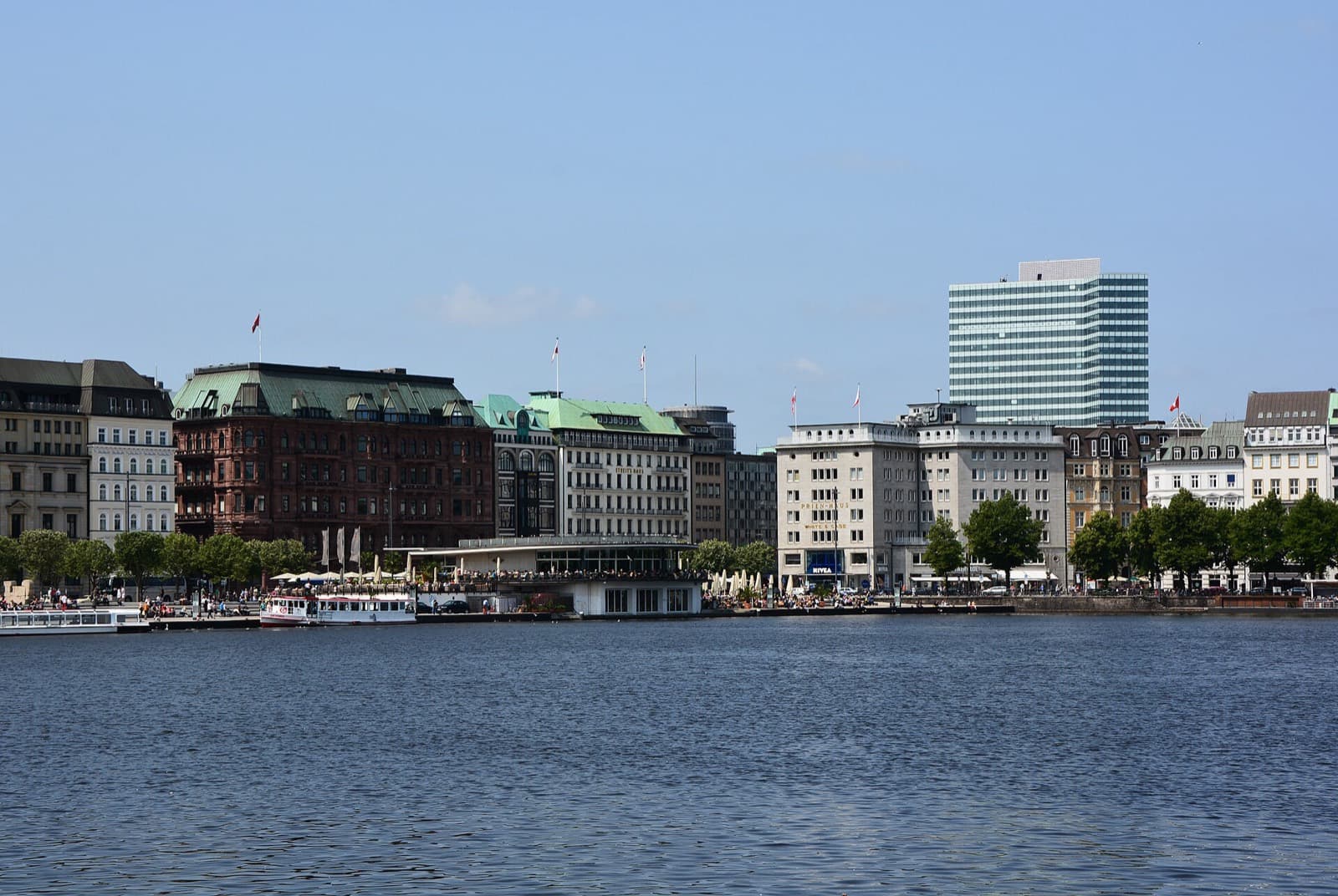 IRONMAN Hamburg: jungfernstieg (swim start / run route)