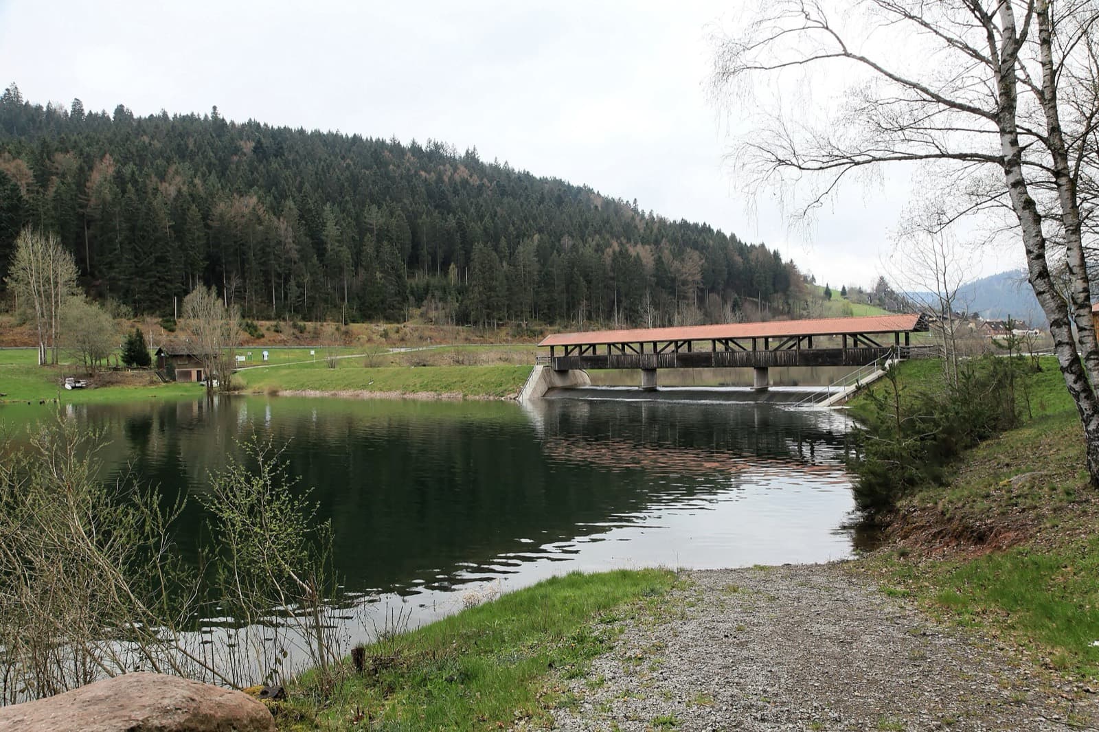 Nordschwarzwald Triathlon (Langdistanz): nagold reservoir (swim venue)