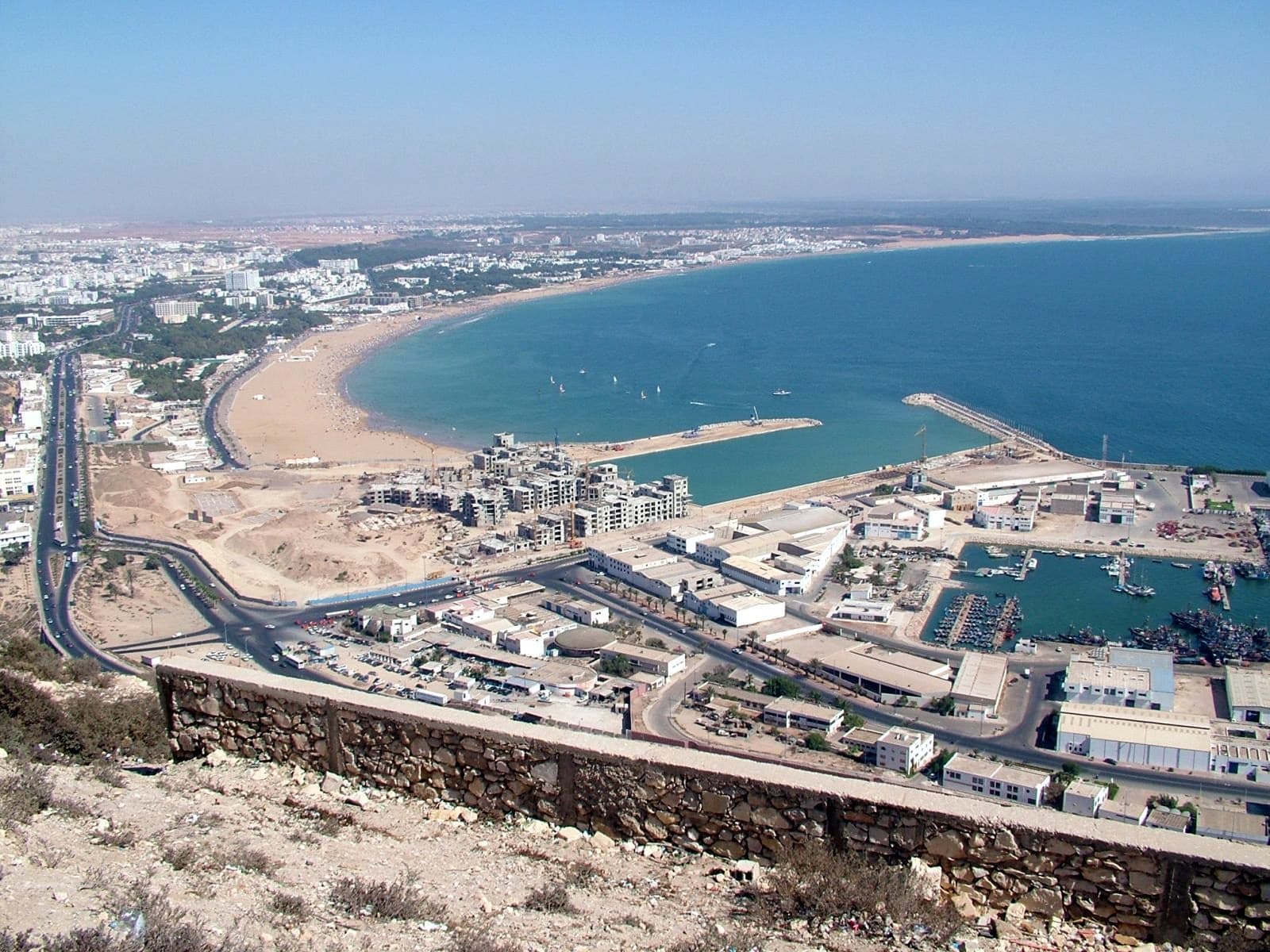 IRONMAN 70.3 Agadir: bay and beach of agadir