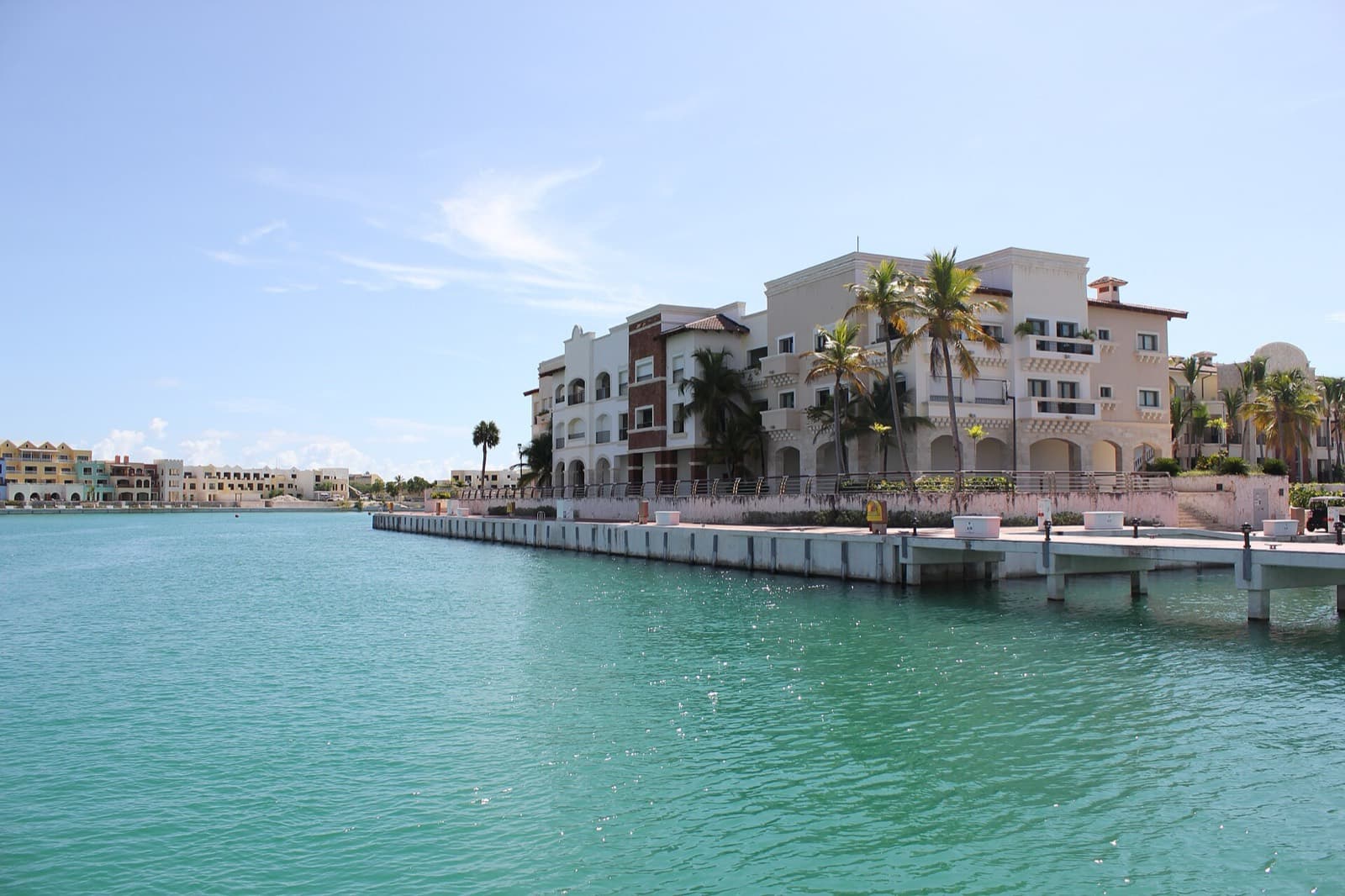 IRONMAN 70.3 Cap Cana: cap cana marina (run course area)