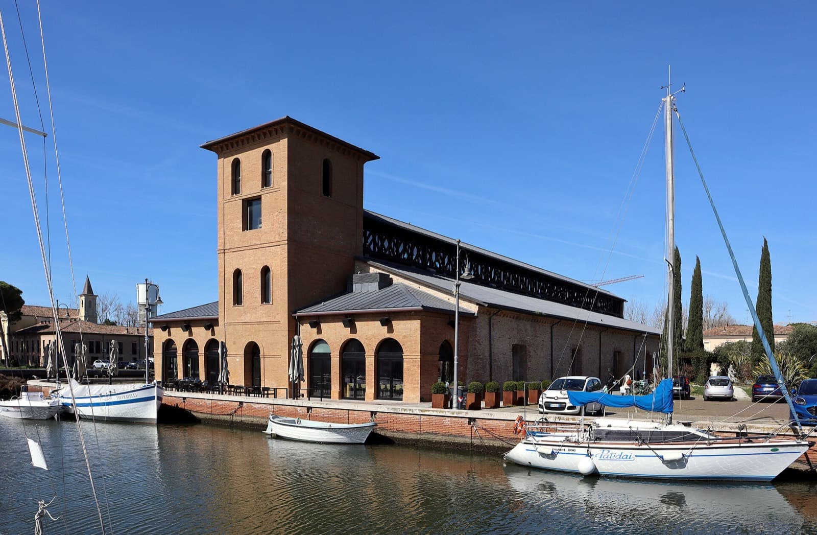 IRONMAN 70.3 Emilia Romagna: cervia canal port beside the historic salt warehouse (magazzino del sale)