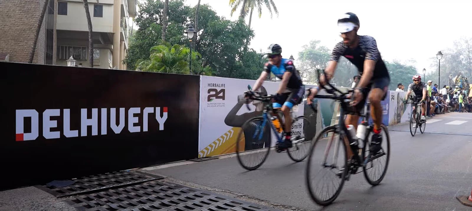IRONMAN 70.3 Goa: cyclists on the ironman 70.3 goa bike course