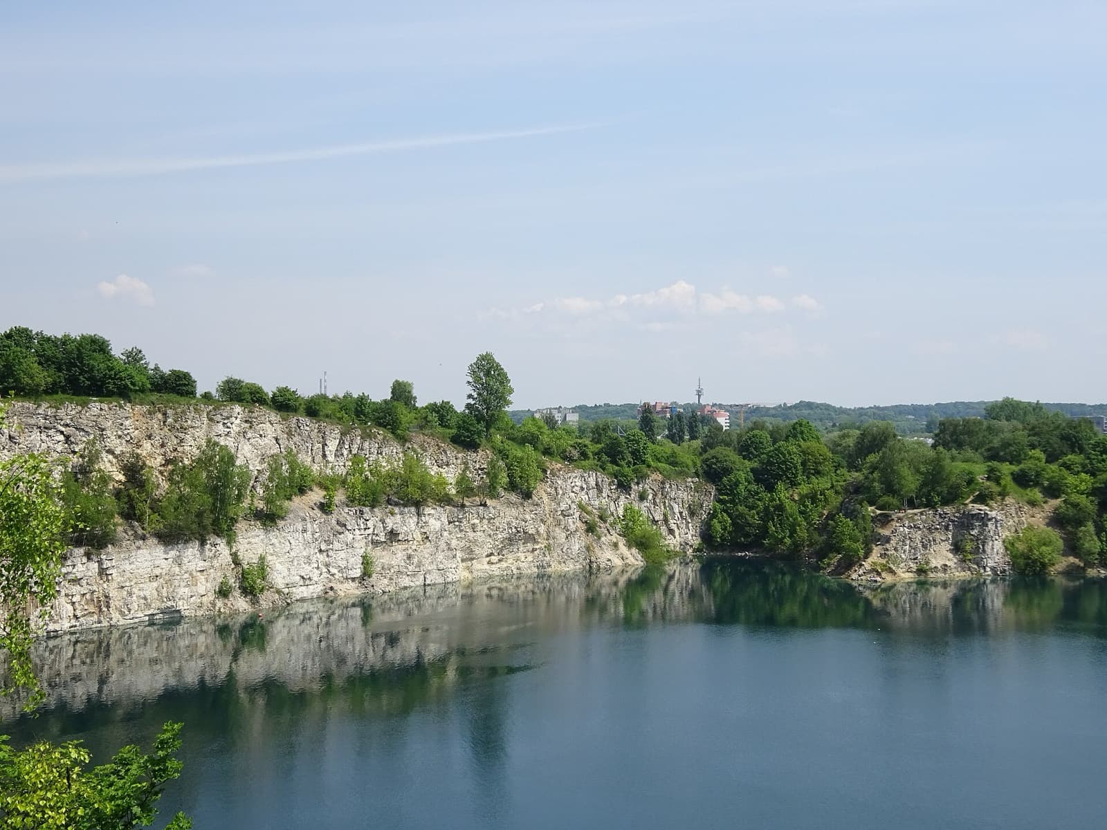 IRONMAN 70.3 Krakow: zakrzówek quarry lake (swim venue)
