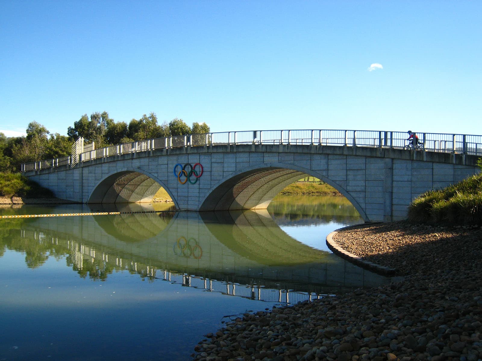 IRONMAN 70.3 Western Sydney: olympic bridge at the sydney international regatta centre