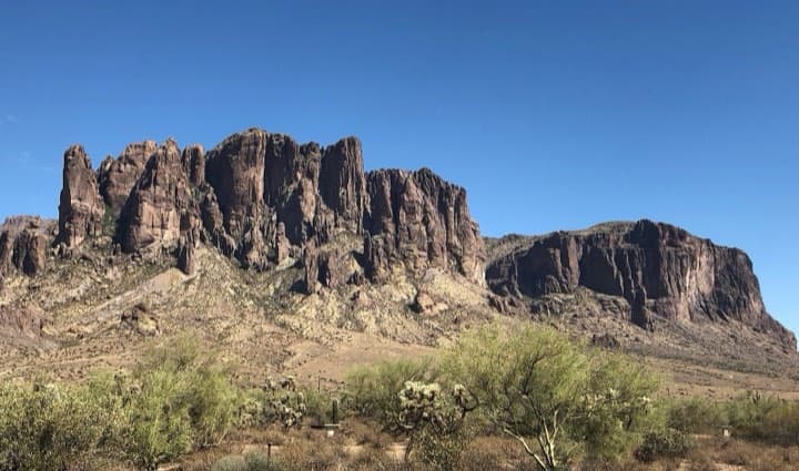 Destination scenery in Apache Junction, United States; location photo, not race day.