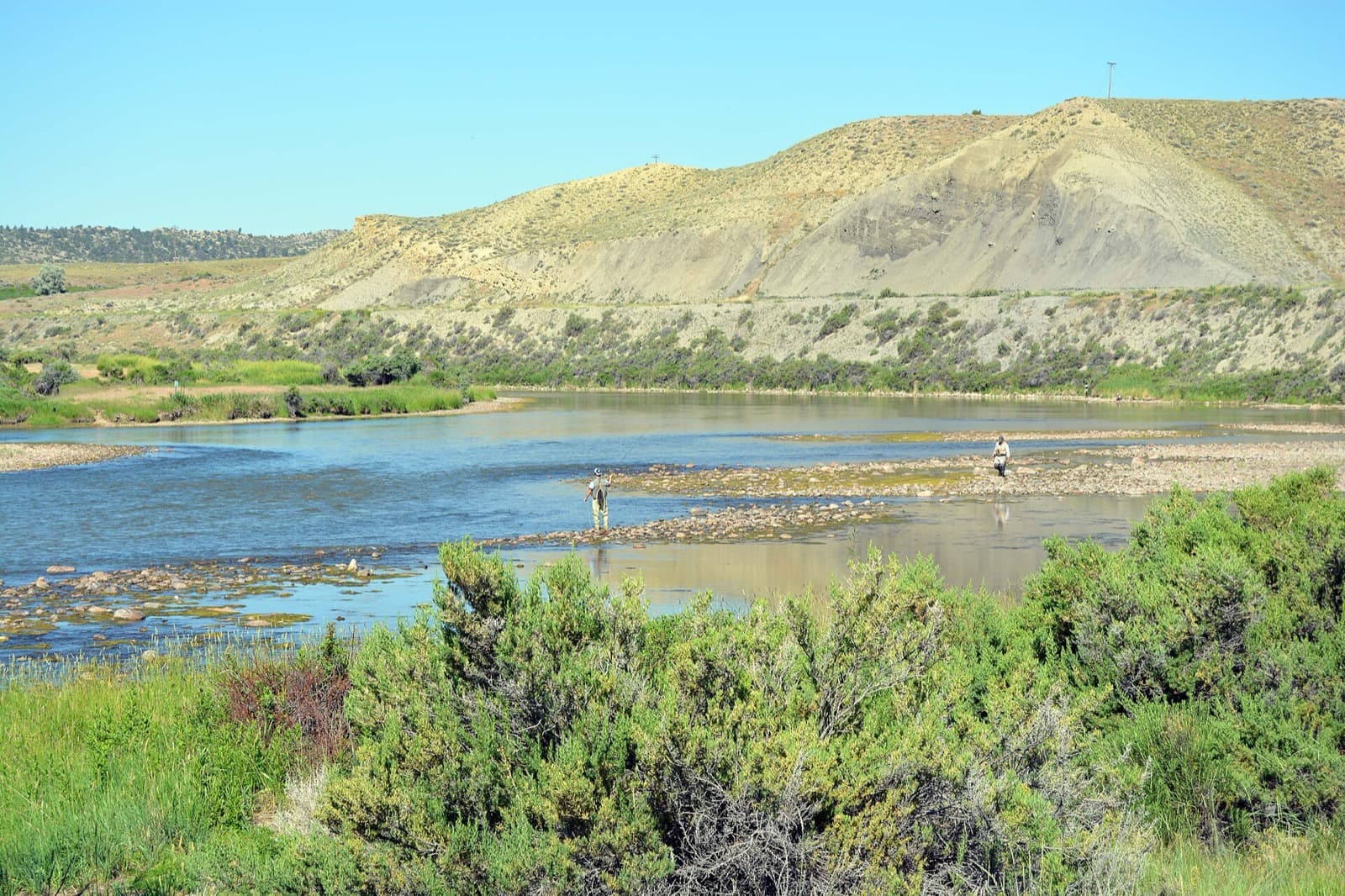 Visit Casper Marathon: north platte river in wyoming, which the second half of the course follows