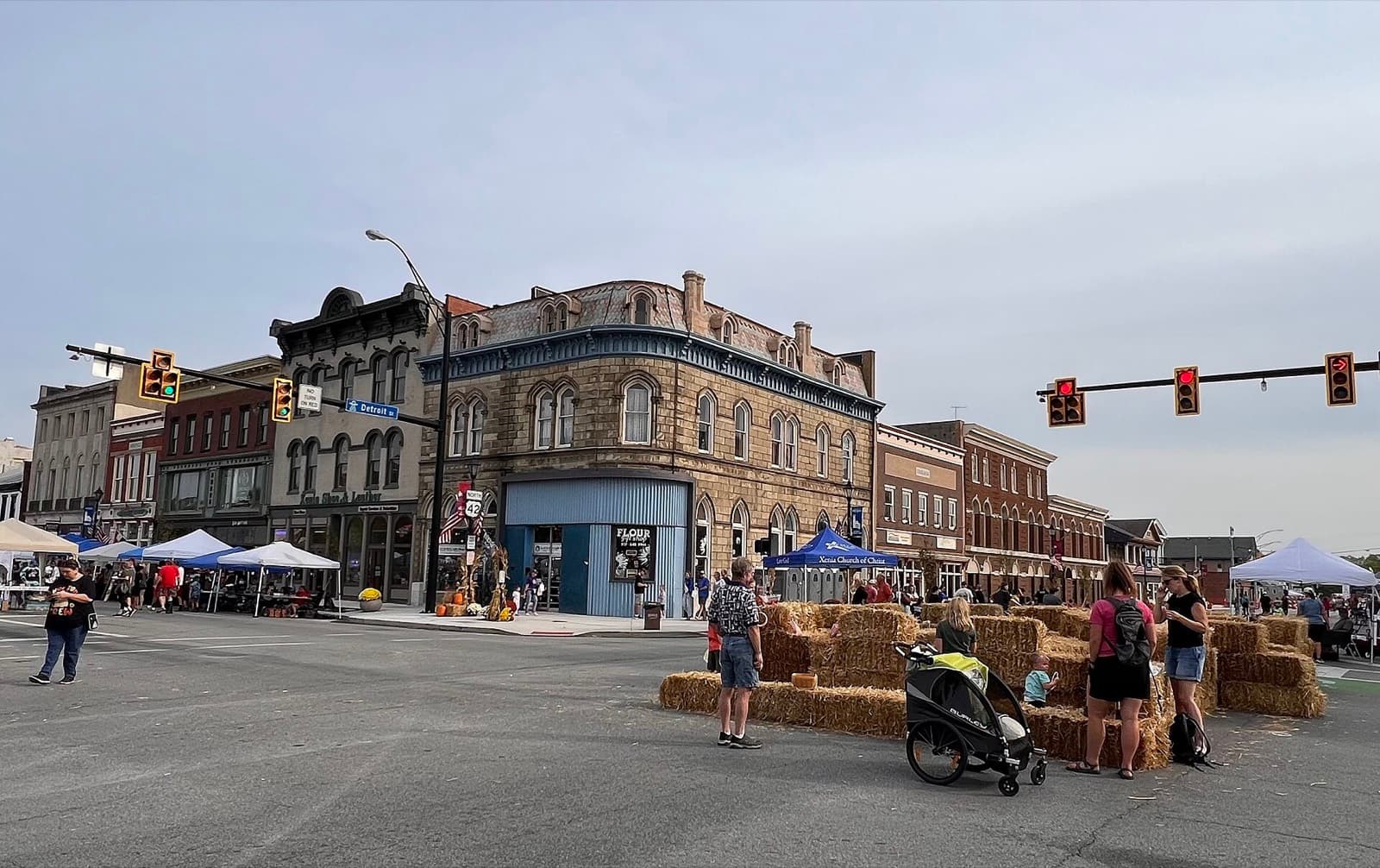 ORRRC Xenia Marathon: downtown xenia in 2024