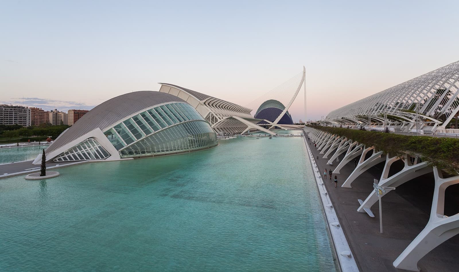 Valencia Marathon Trinidad Alfonso EDP: city of arts and sciences, the marathon start and finish area