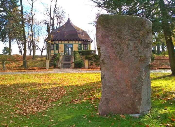 Pavilion in the grounds of Partynice racecourse, Wrocław