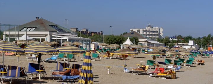 The beach at Misano Adriatico