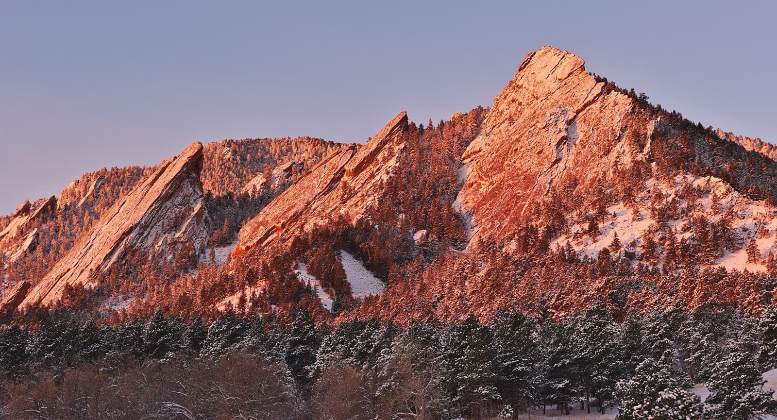 Boulder Peak Triathlon: flatirons above boulder