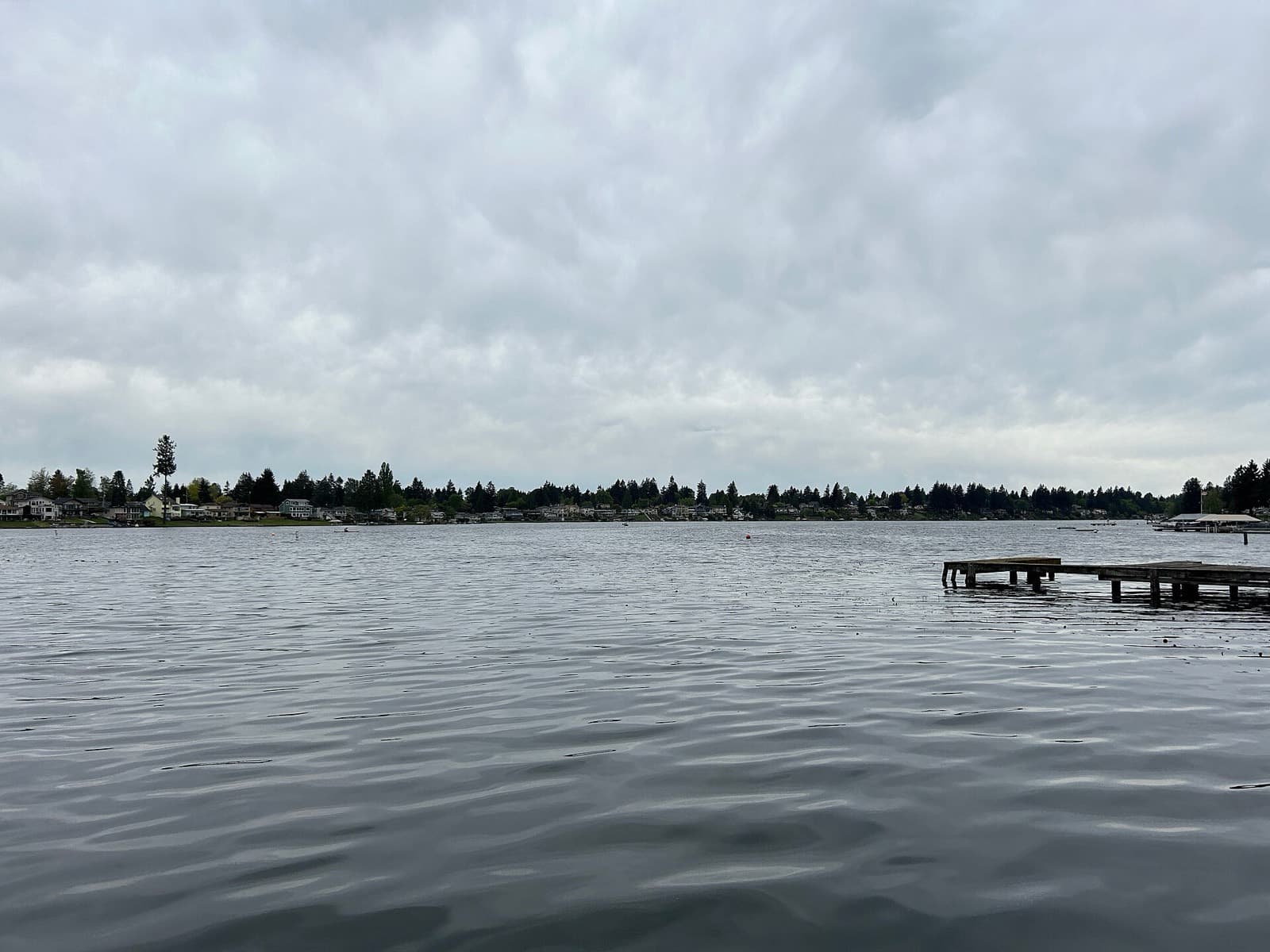 Lake Meridian Triathlon: lake meridian looking across the water