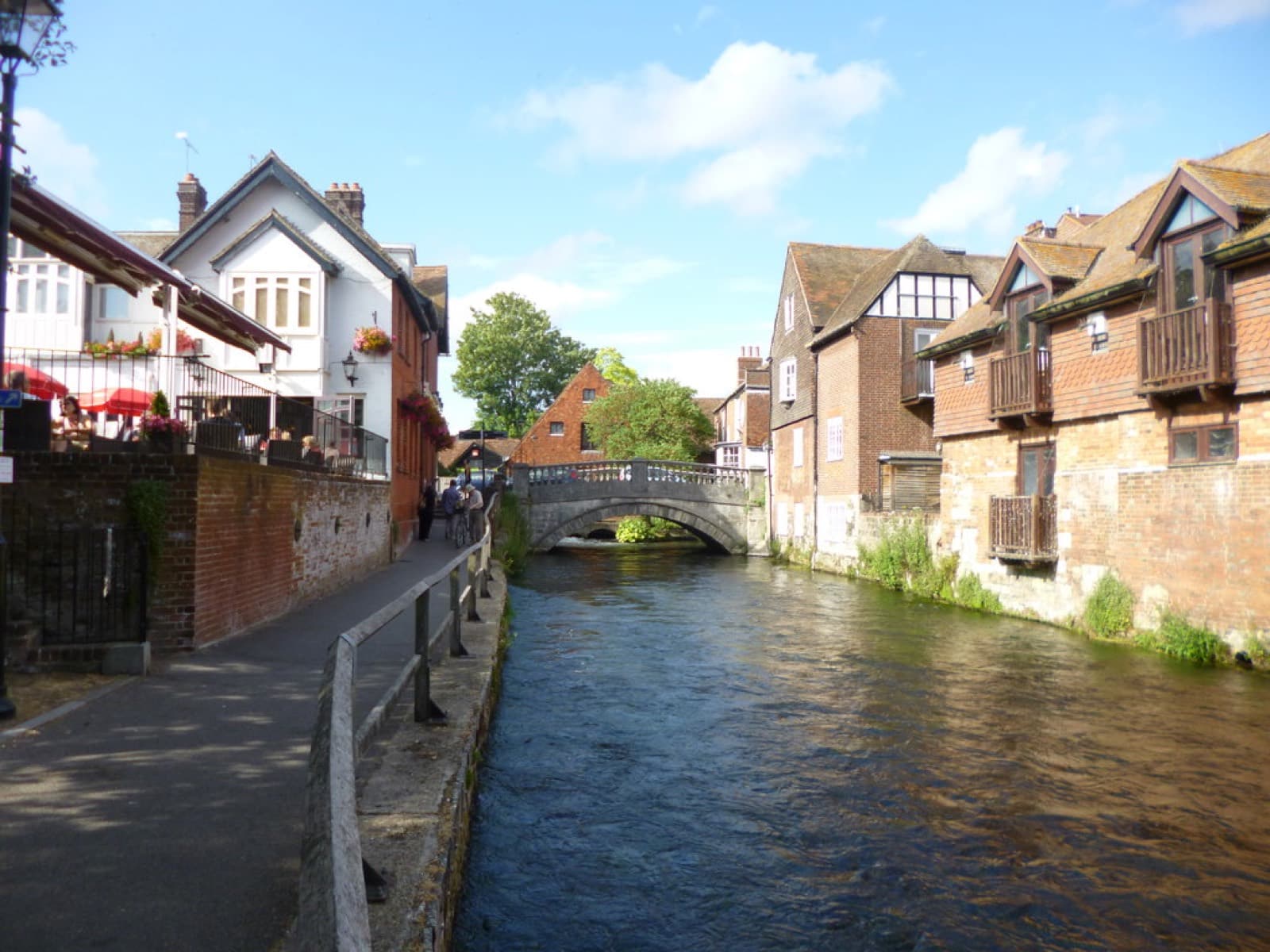 Winchester Triathlon: city bridge, winchester