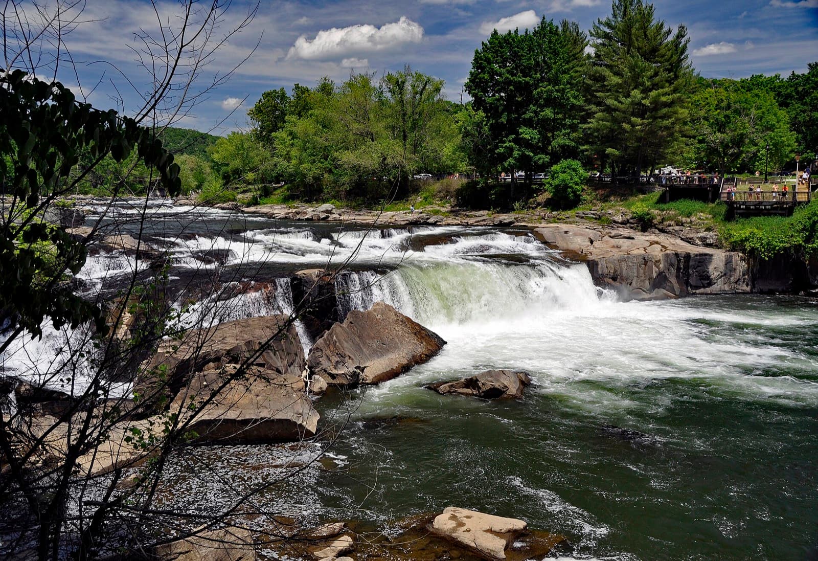 Laurel Highlands Ultra 70.5 Mile: ohiopyle falls, the start town of the race